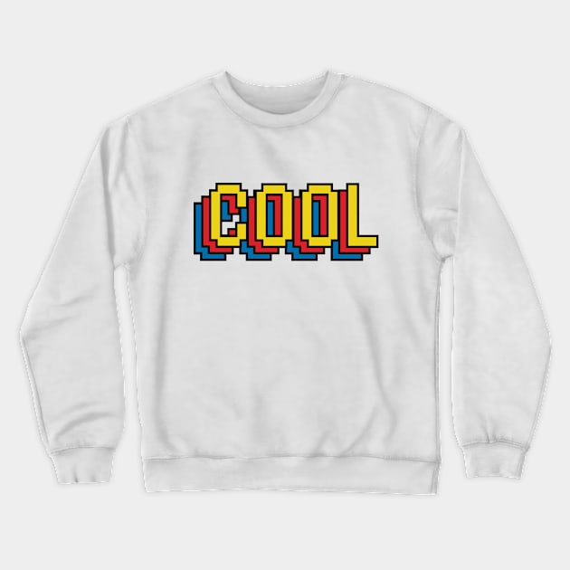 Cool Typography Crewneck Sweatshirt by SuperrSunday